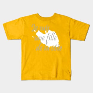 Je suis une fille de la côte Kids T-Shirt